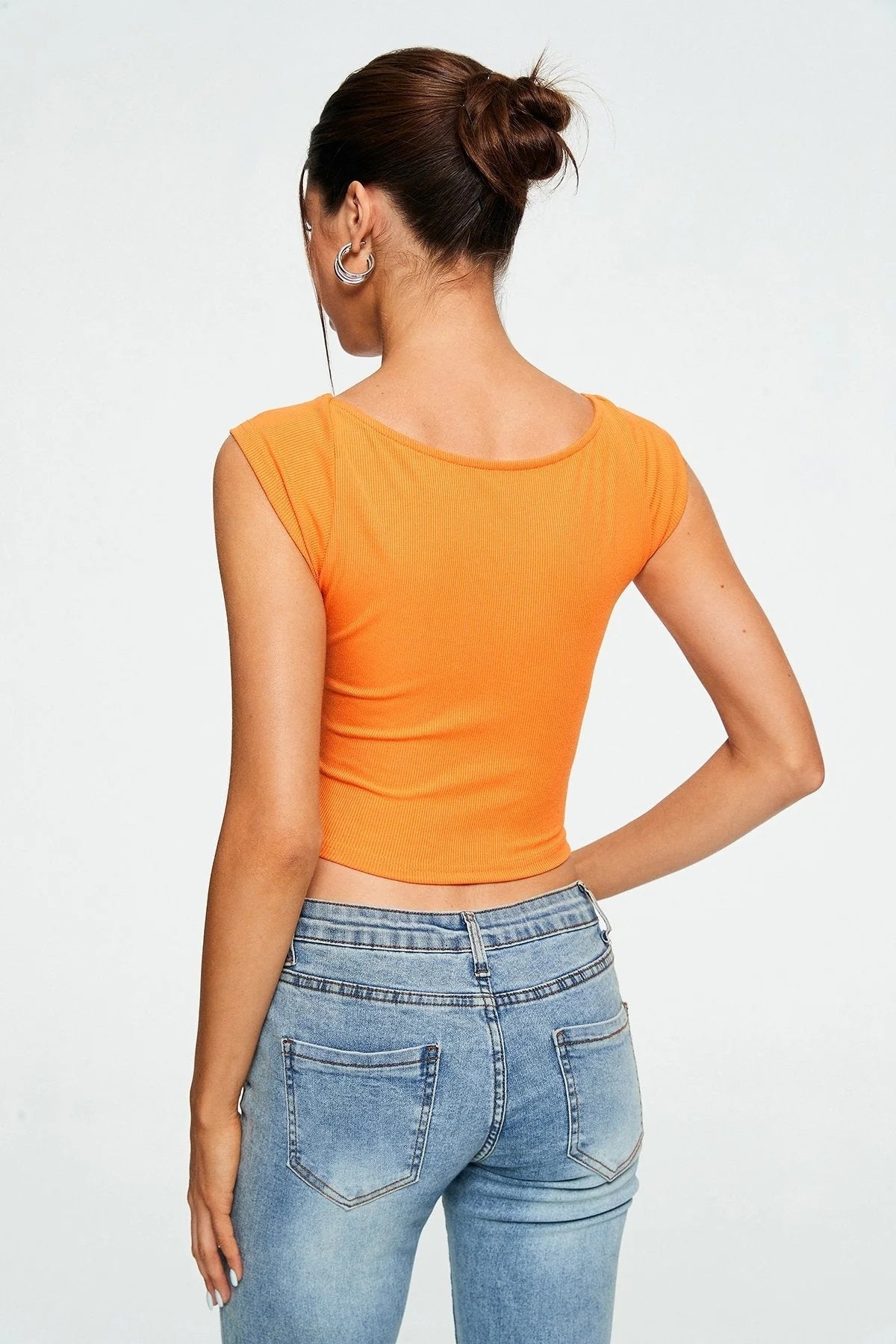 Ribbed Sleeveless Crop Top