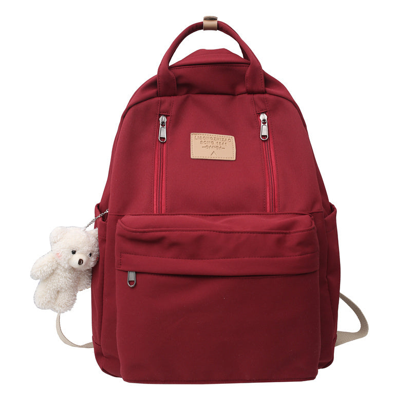 Double Zipper Backpack