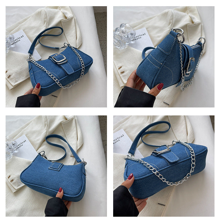 Denim Shoulder Bag