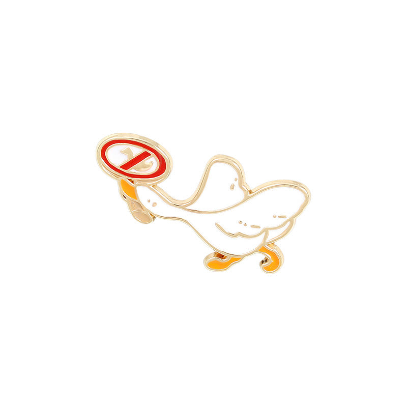 Silly Duck Brooch