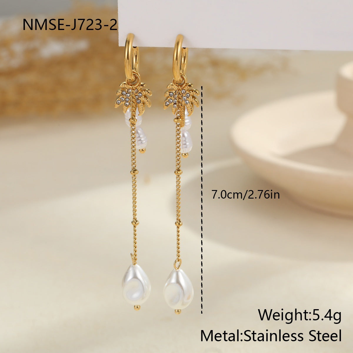 Tassel Pearl Earrings