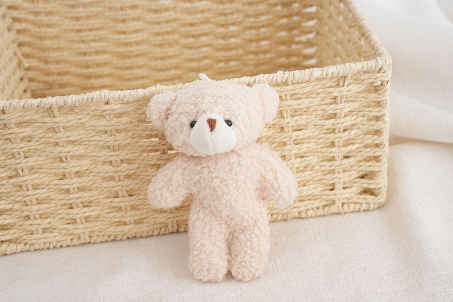 Bear & Bunny Plush Keychain