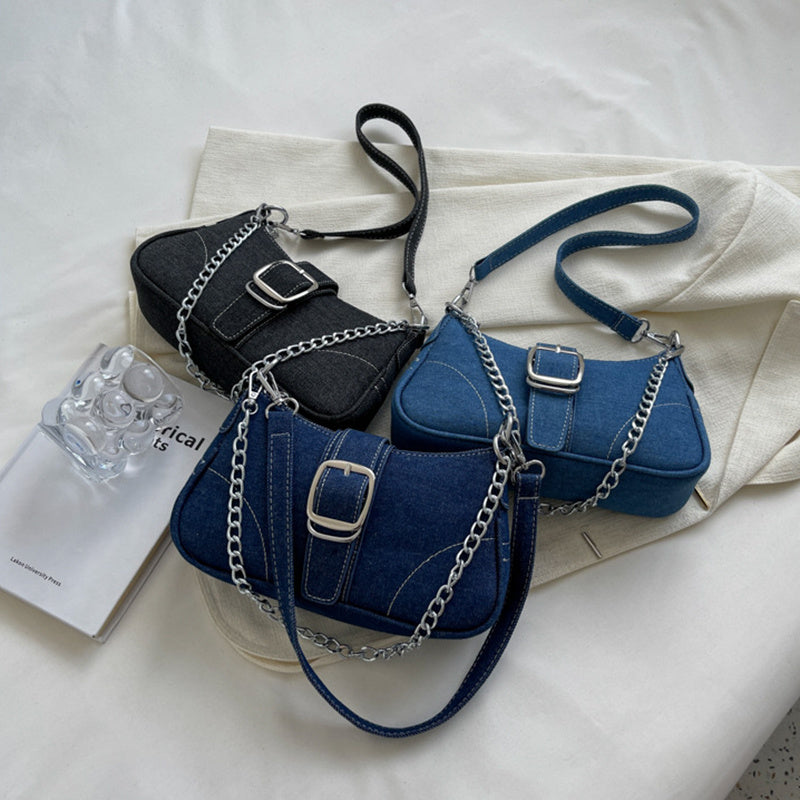 Denim Shoulder Bag