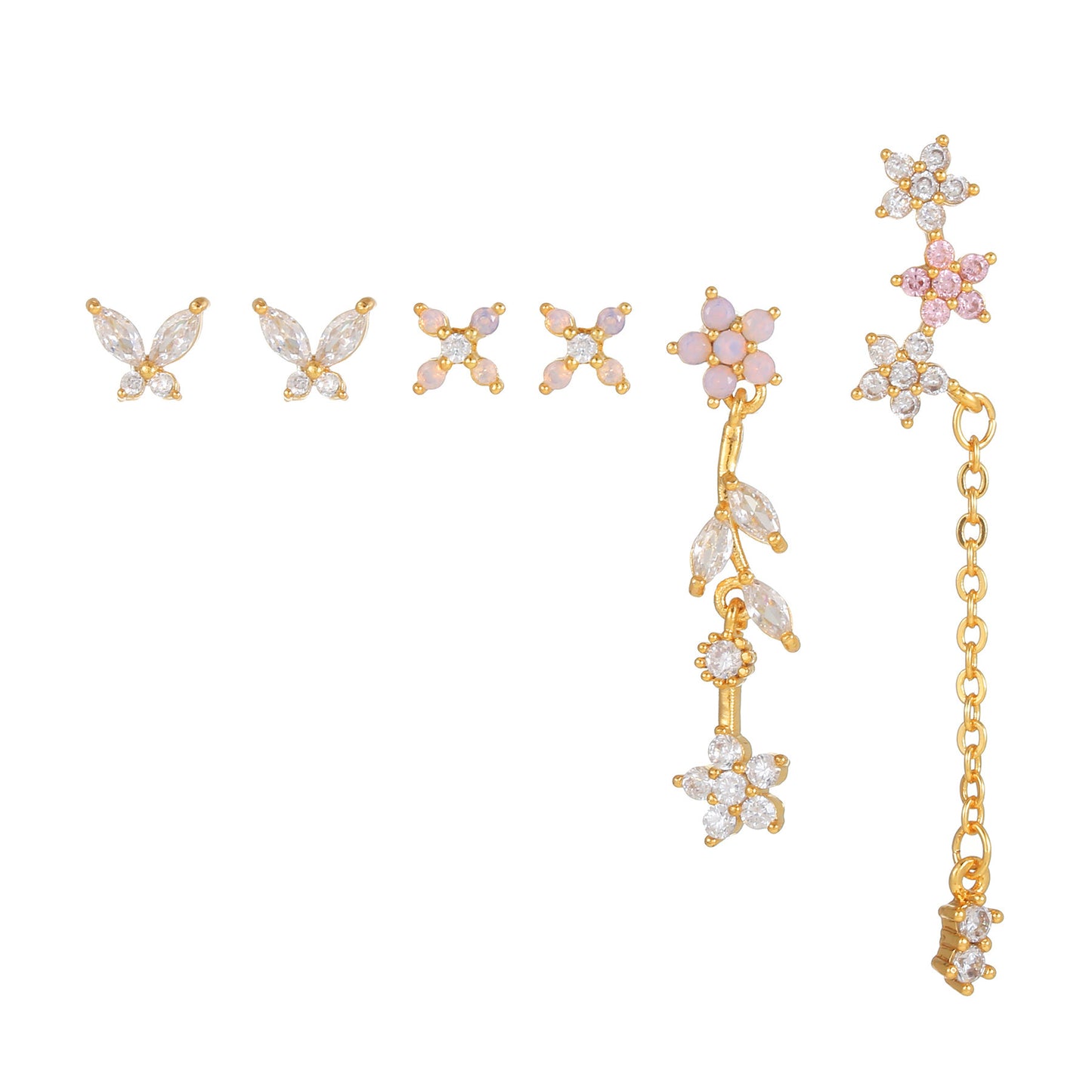 Floral Earring Set