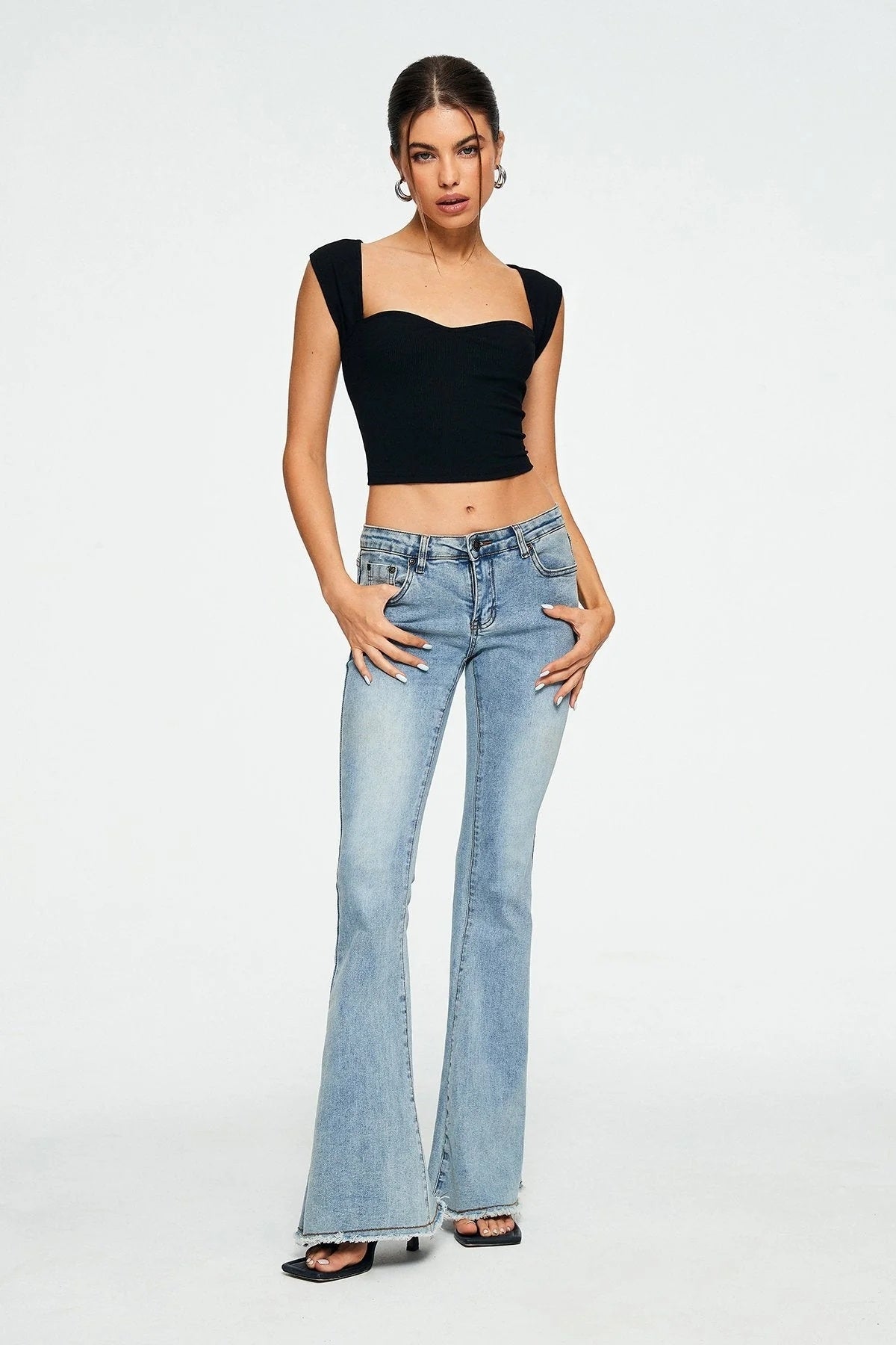 Ribbed Sleeveless Crop Top