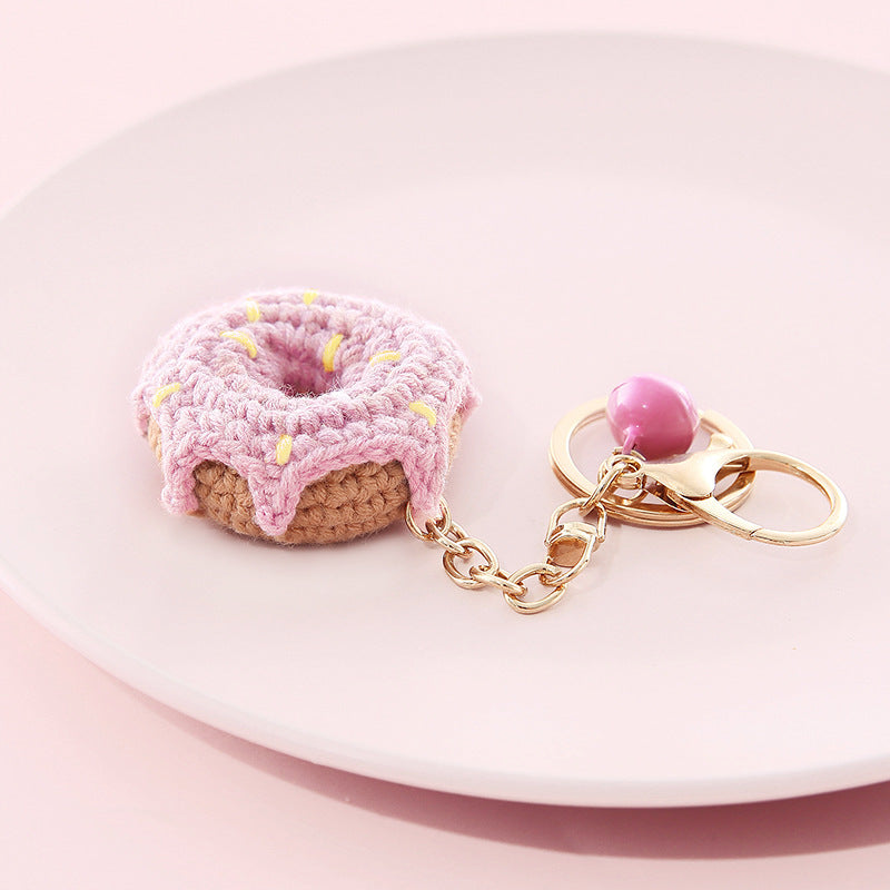 Wool Fruit Keychain
