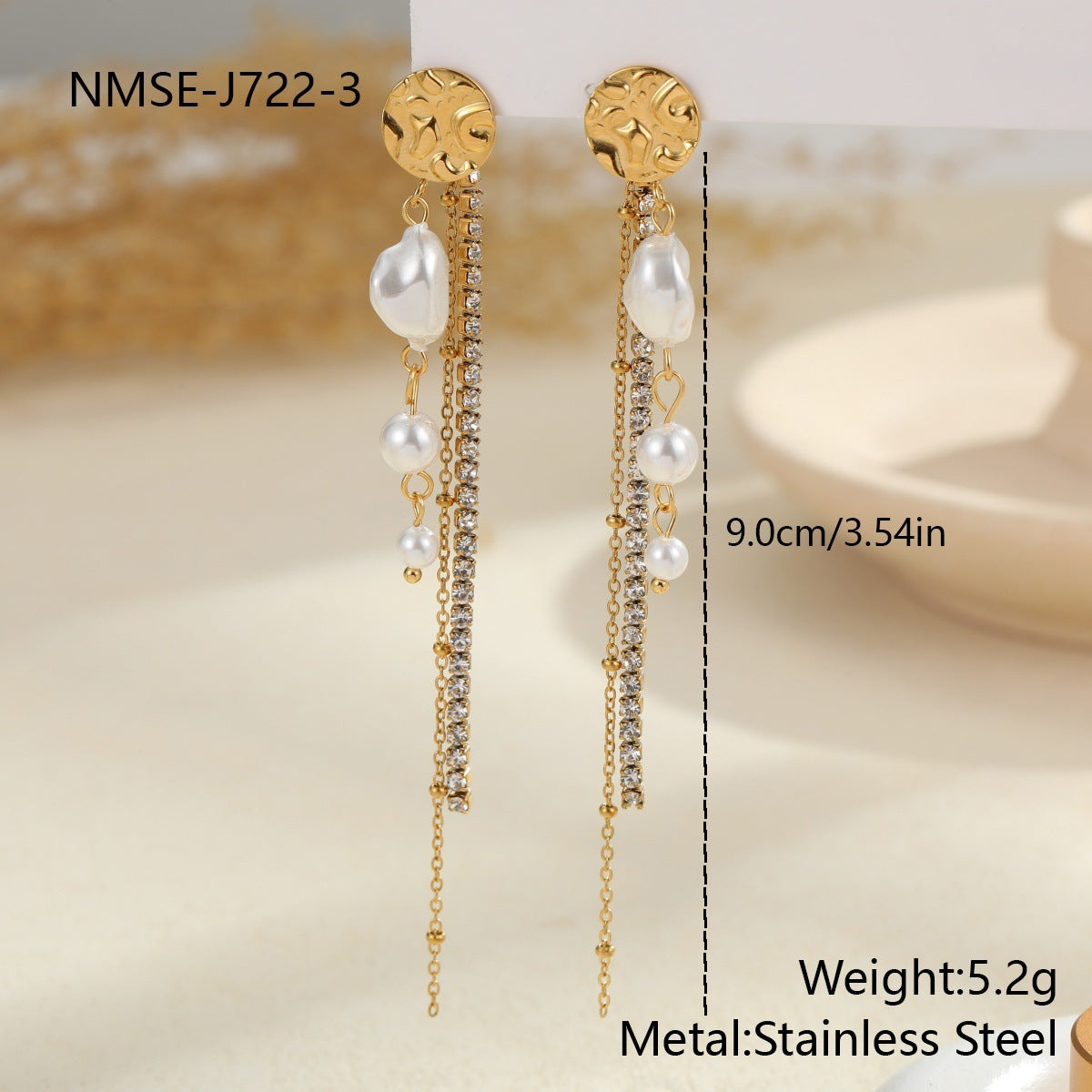 Tassel Pearl Earrings