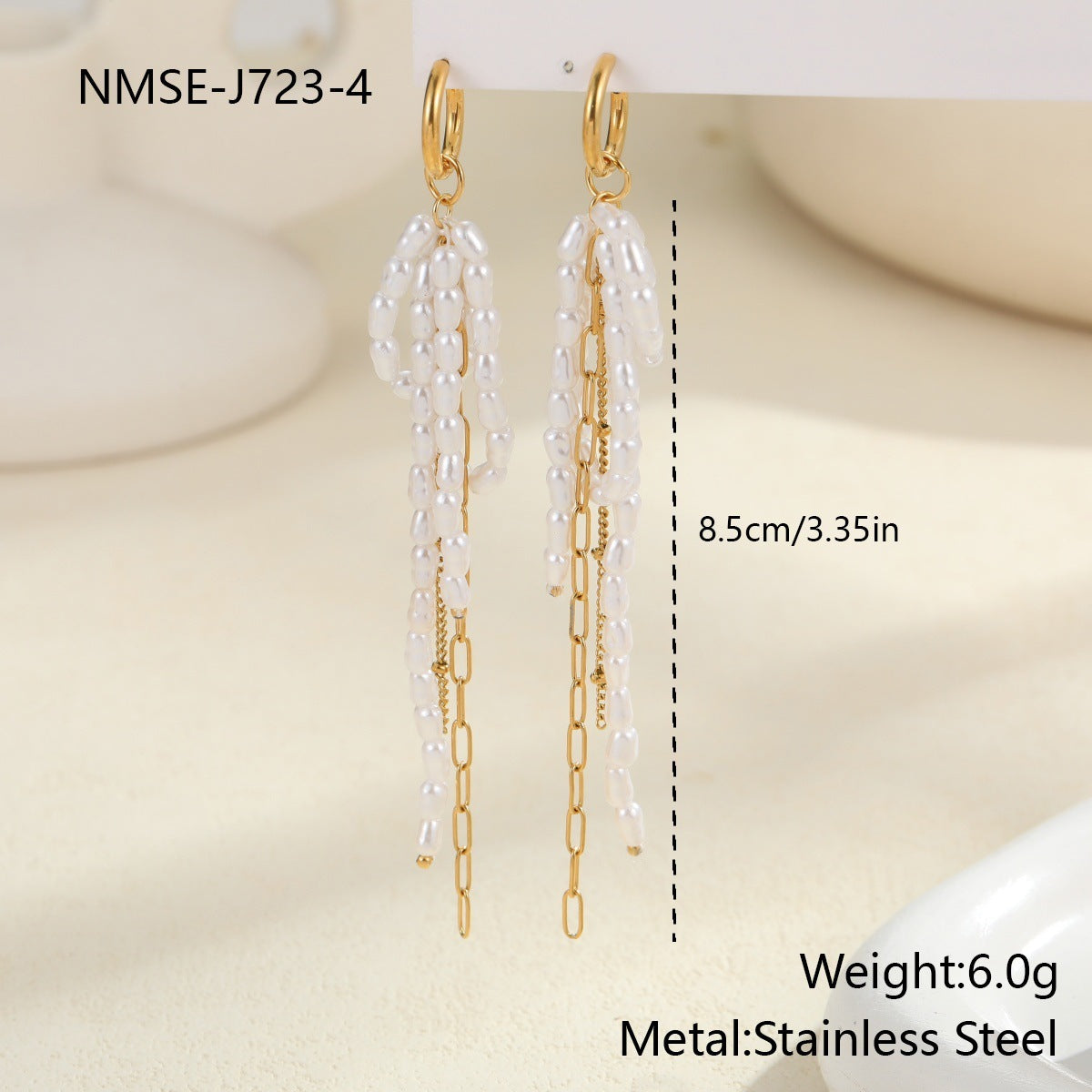 Tassel Pearl Earrings