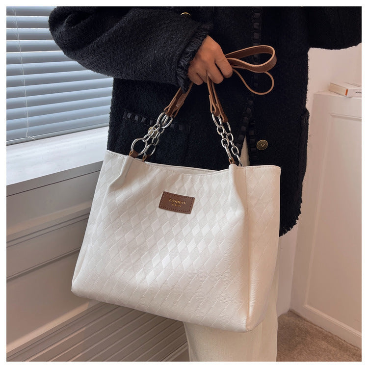 Rhombus Pattern Tote Bag