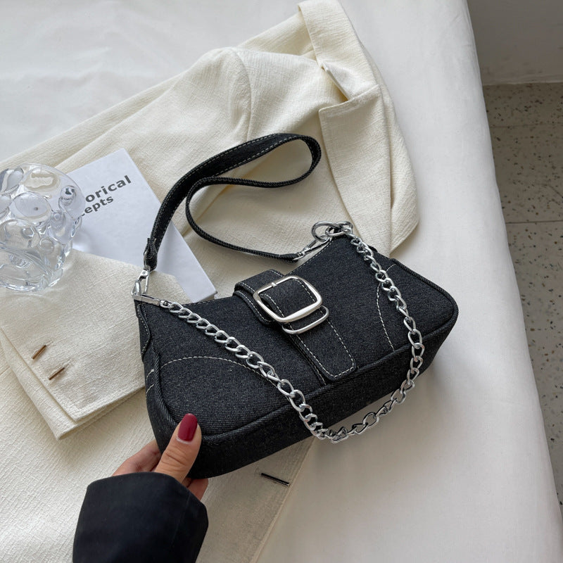 Denim Shoulder Bag