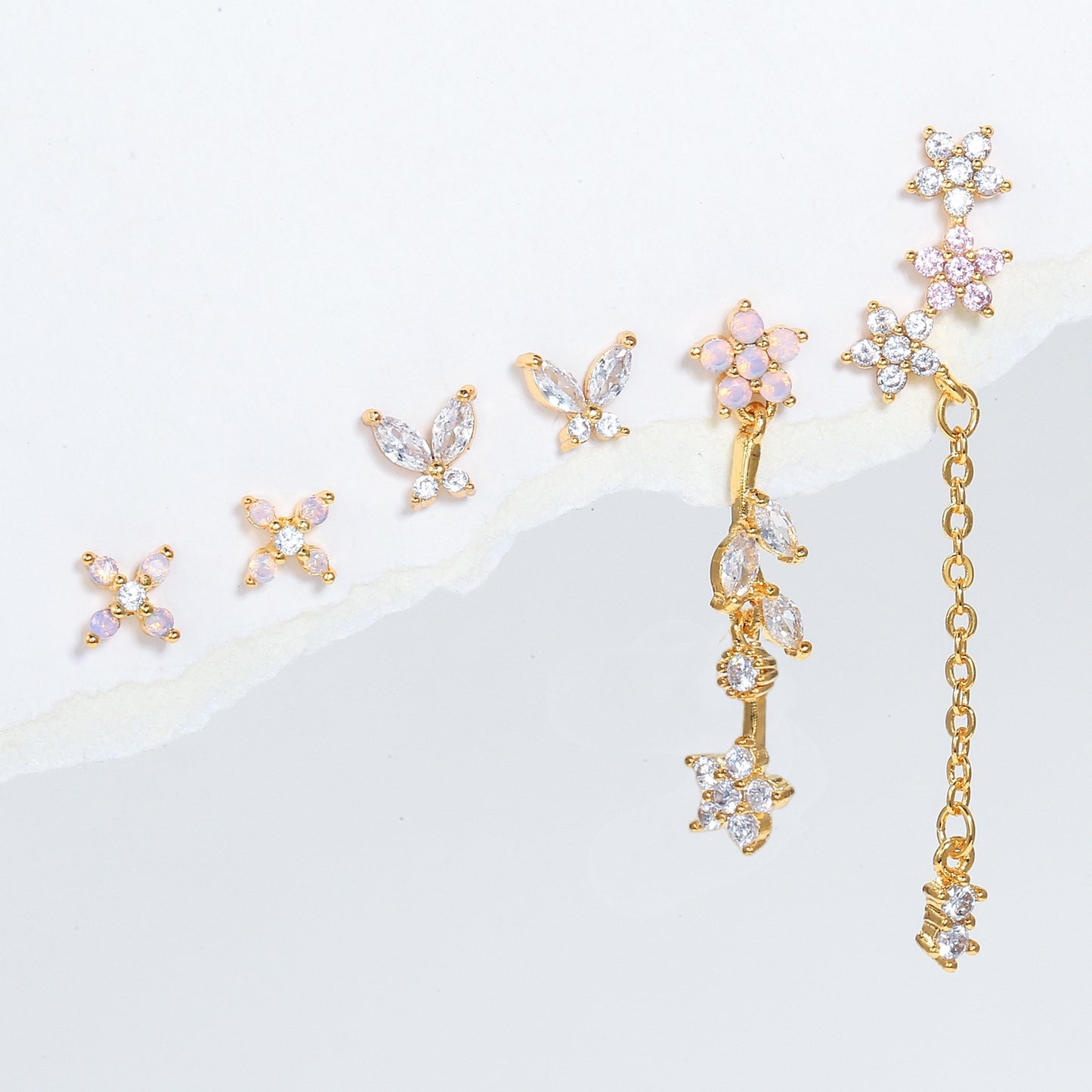 Floral Earring Set