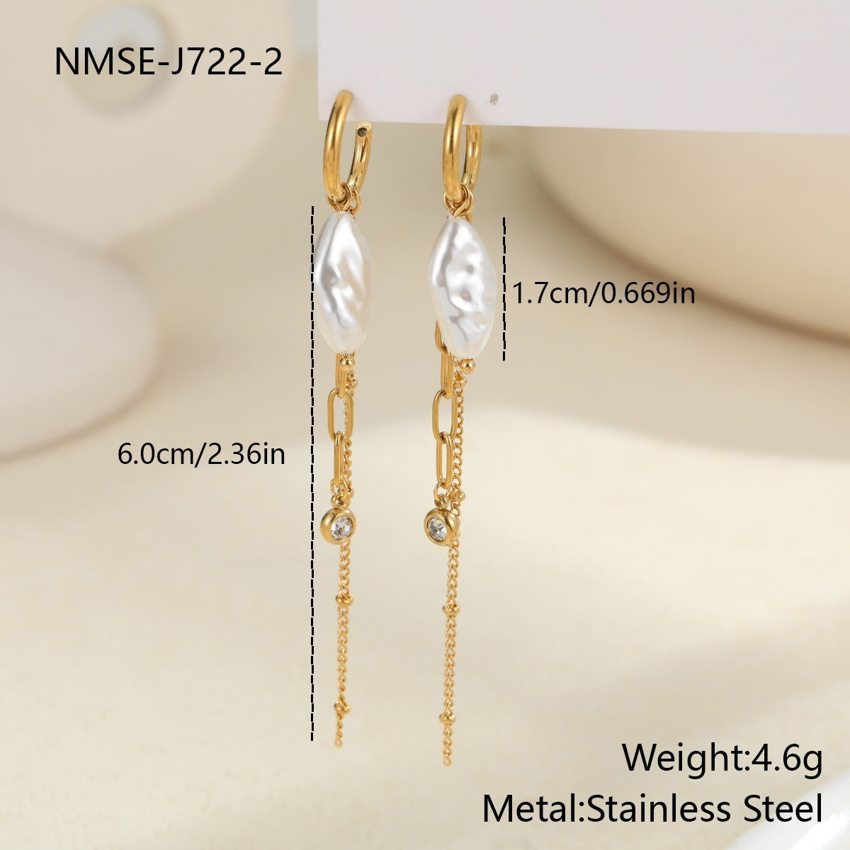 Tassel Pearl Earrings
