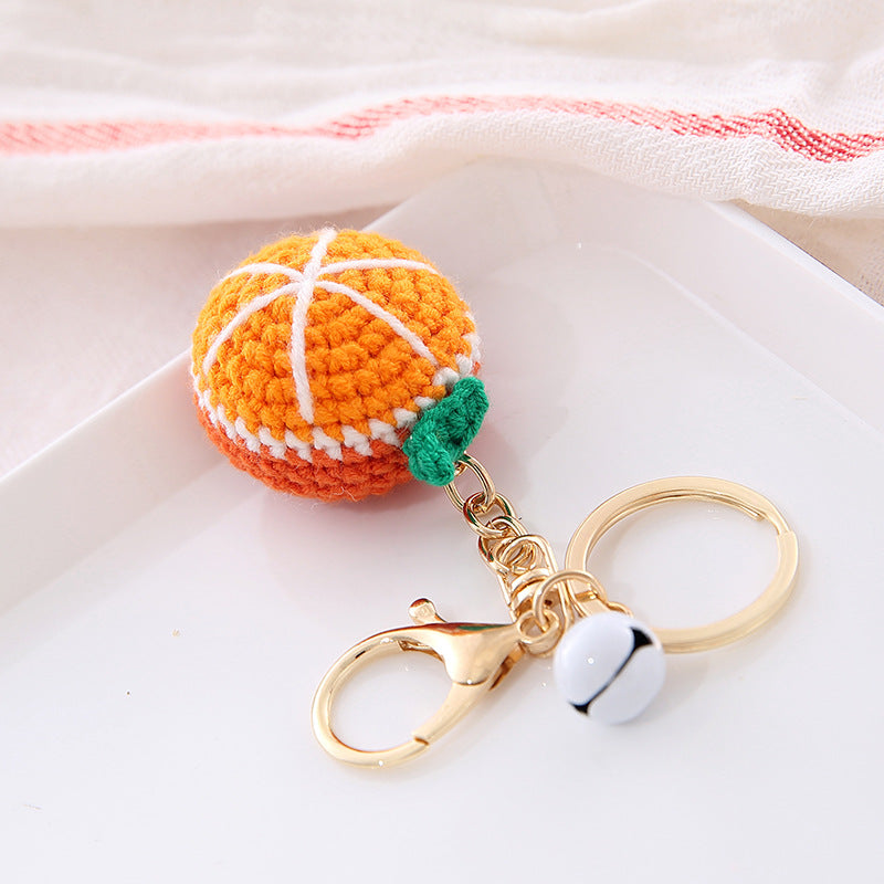 Wool Fruit Keychain