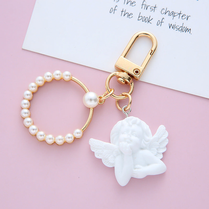 Baroque Angel Keychain