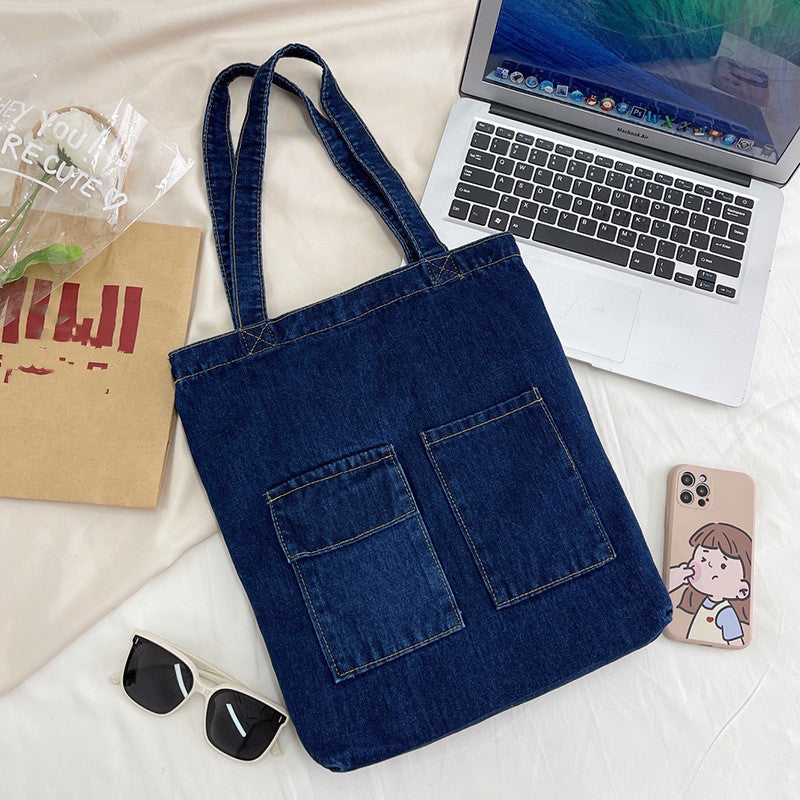 Denim Jeans Inspired Tote Bag