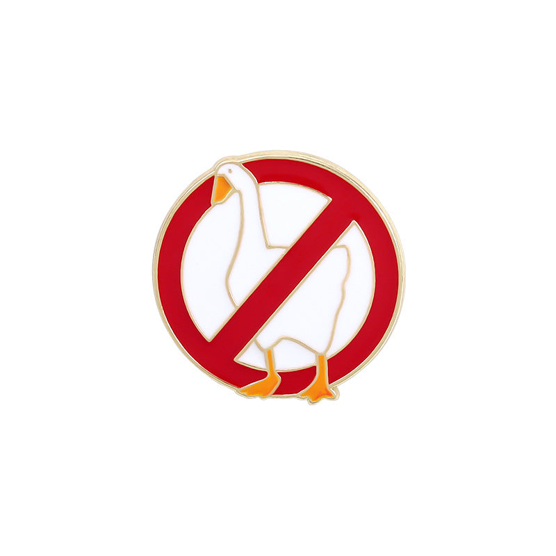 Silly Duck Brooch