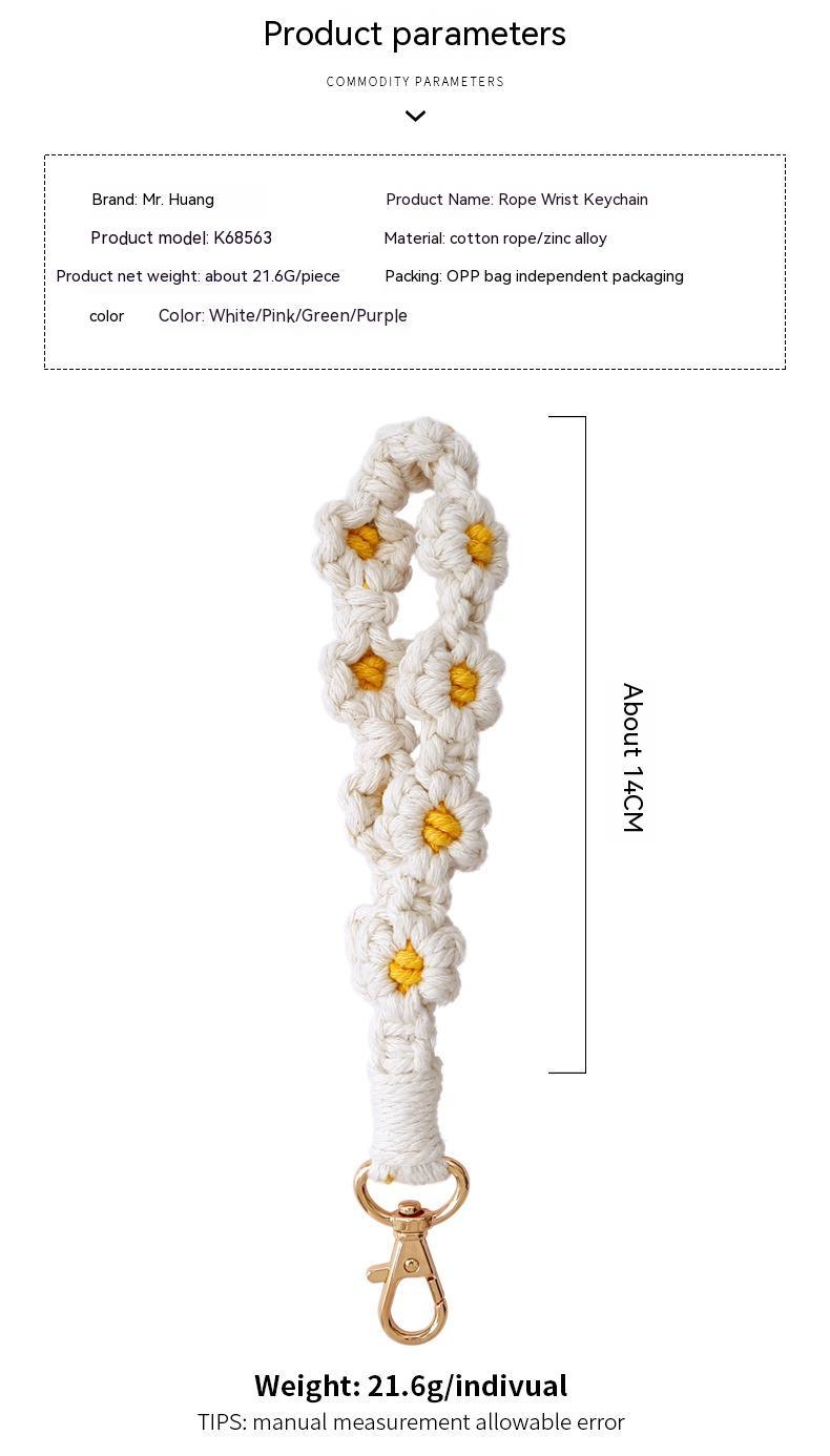 Flower Strip Keychain