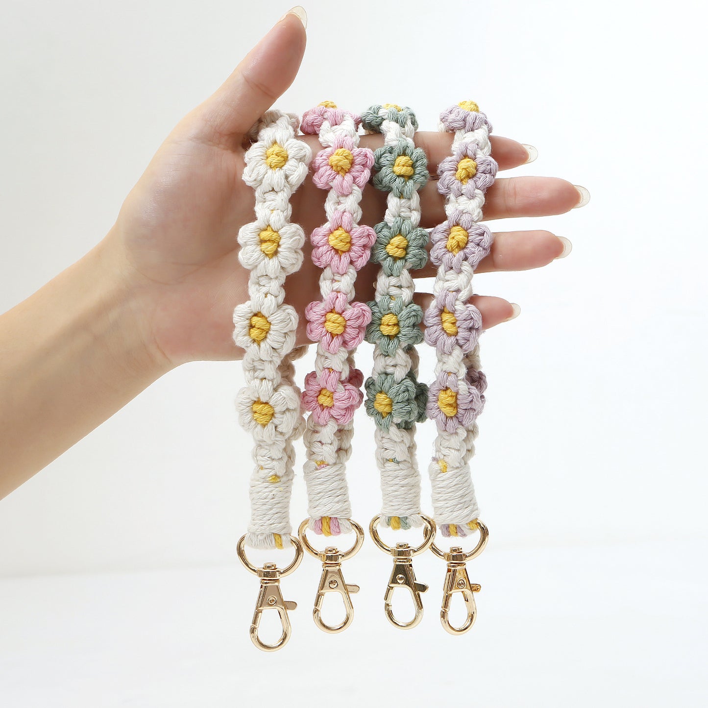 Flower Strip Keychain