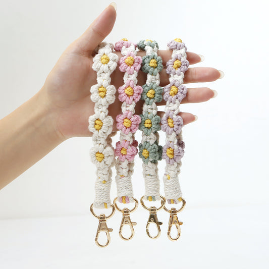 Flower Strip Keychain