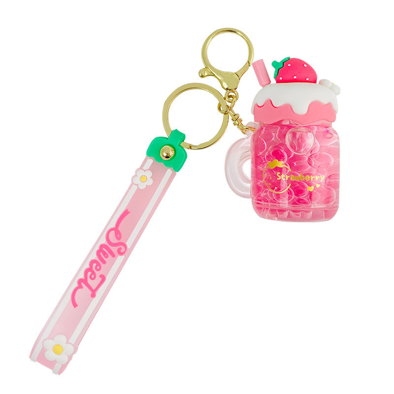 Strawberry Jar Keychain