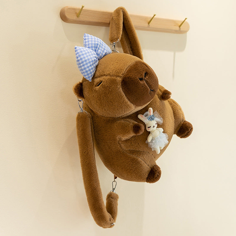 Capybara Plush Backpack