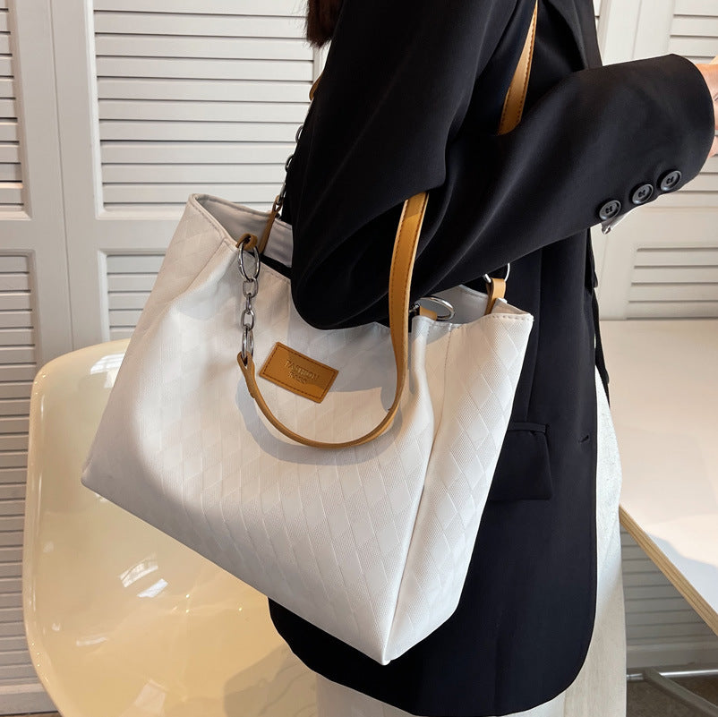 Rhombus Pattern Tote Bag