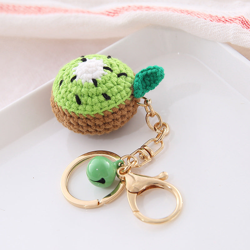 Wool Fruit Keychain
