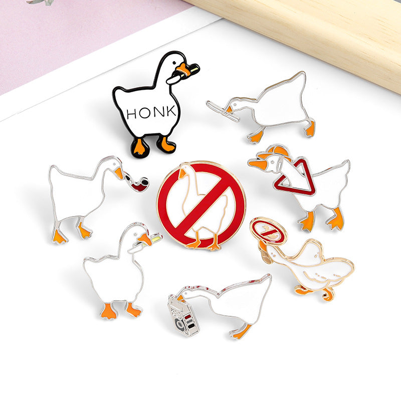 Silly Duck Brooch