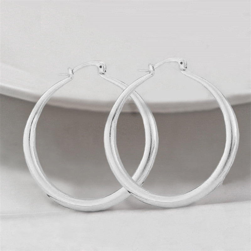Simple Hoop Earrings | Gold | RoseGold | Silver