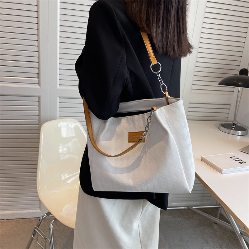 Rhombus Pattern Tote Bag
