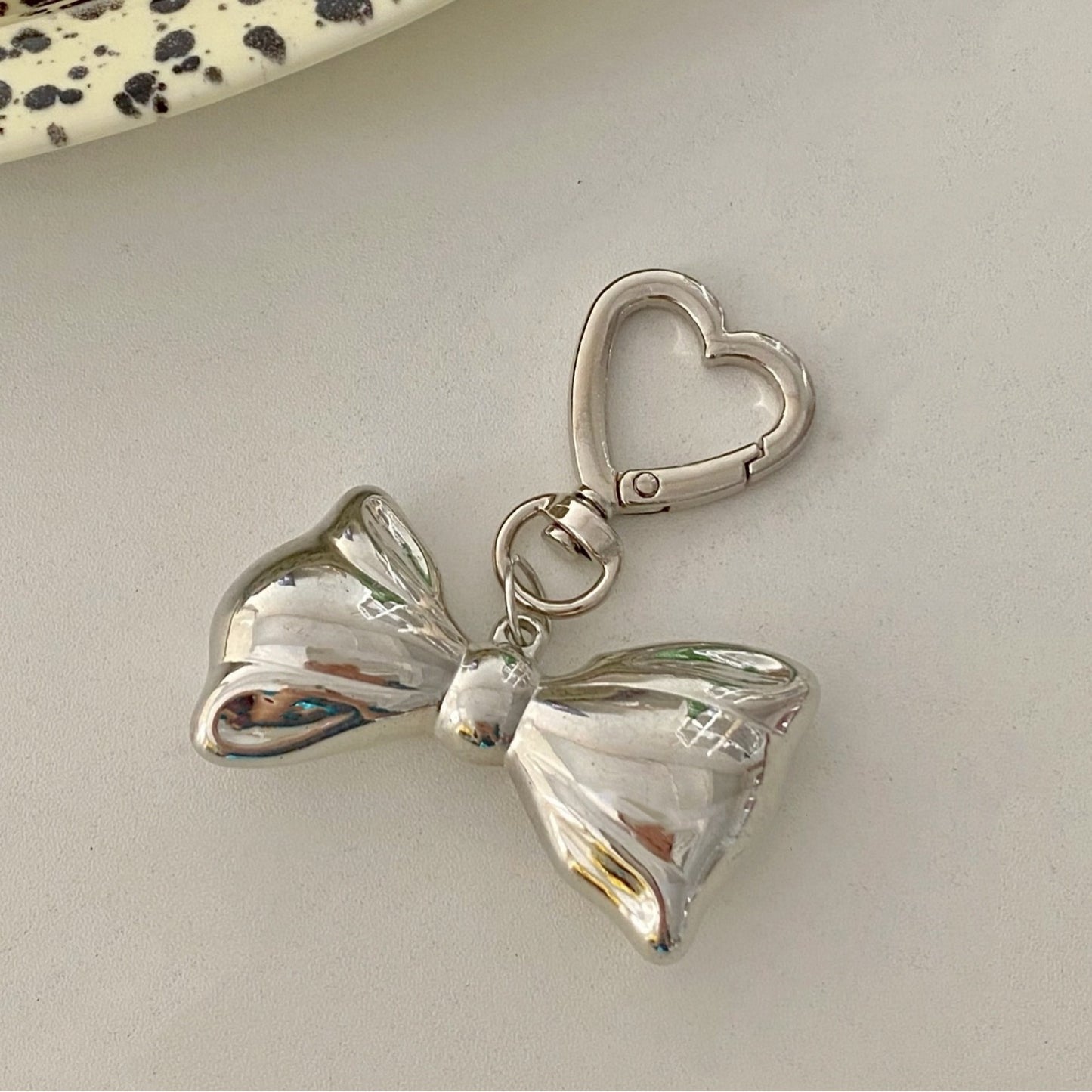 Beaded Bow Keychain