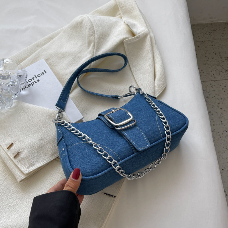 Denim Shoulder Bag