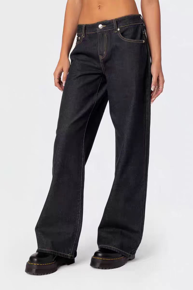 Low Waist Wide Leg Jeans