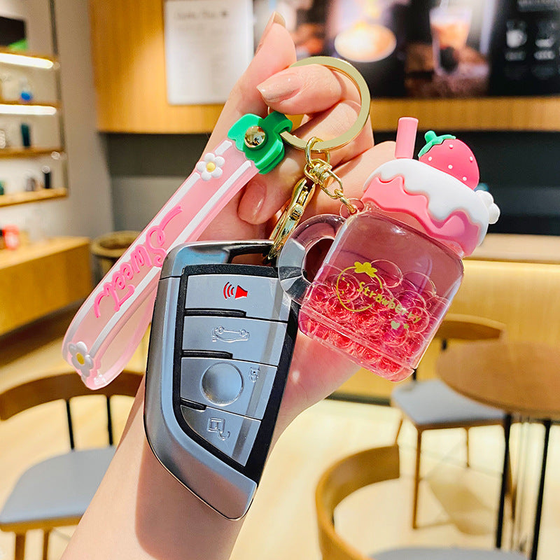 Strawberry Jar Keychain