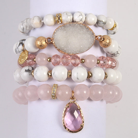 Crystal Cluster Bracelet