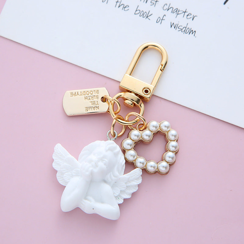 Baroque Angel Keychain