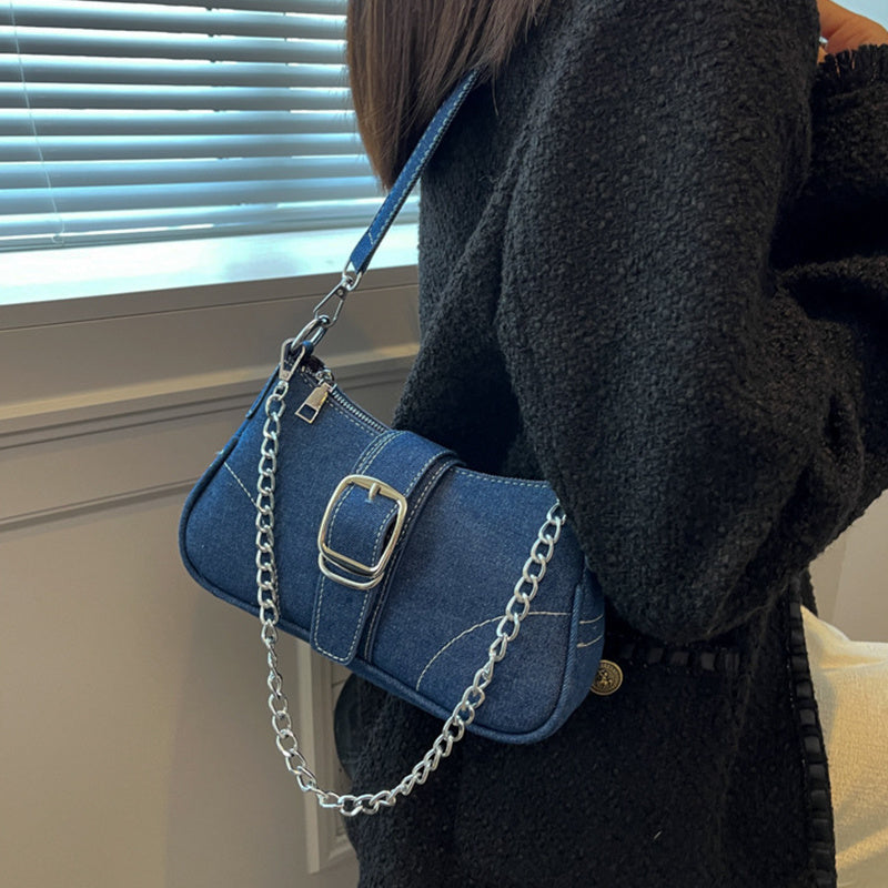 Denim Shoulder Bag