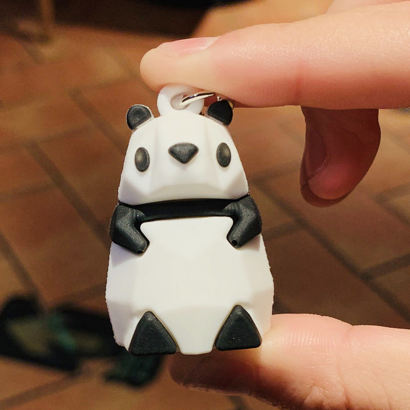 Geometric Animal Keychain