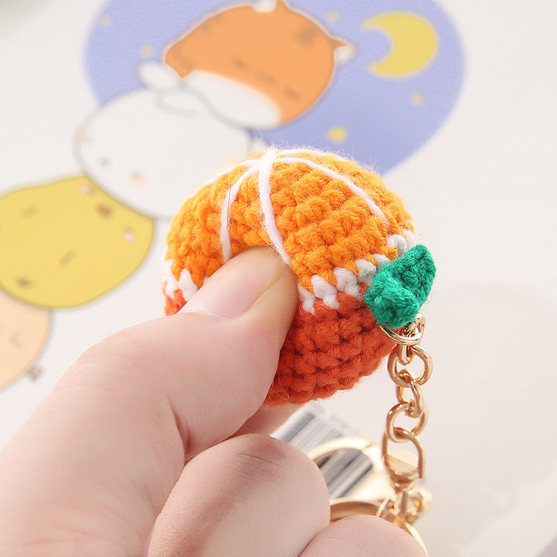 Wool Fruit Keychain