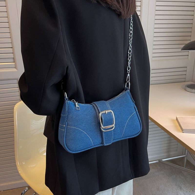 Denim Shoulder Bag