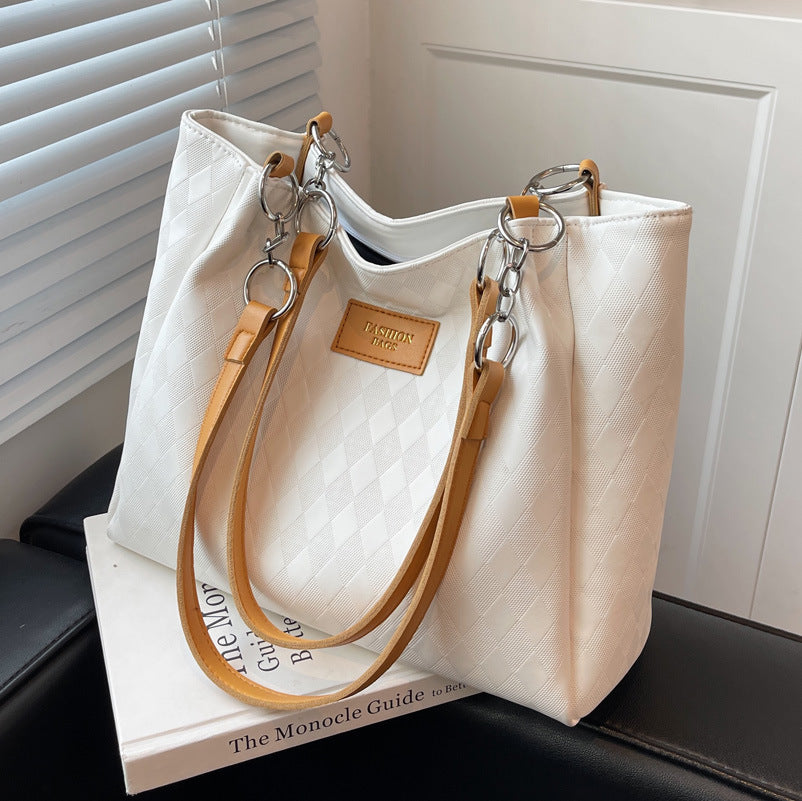 Rhombus Pattern Tote Bag