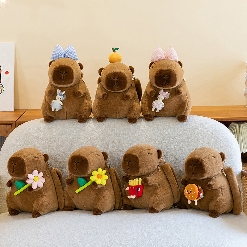 Capybara Plush Backpack