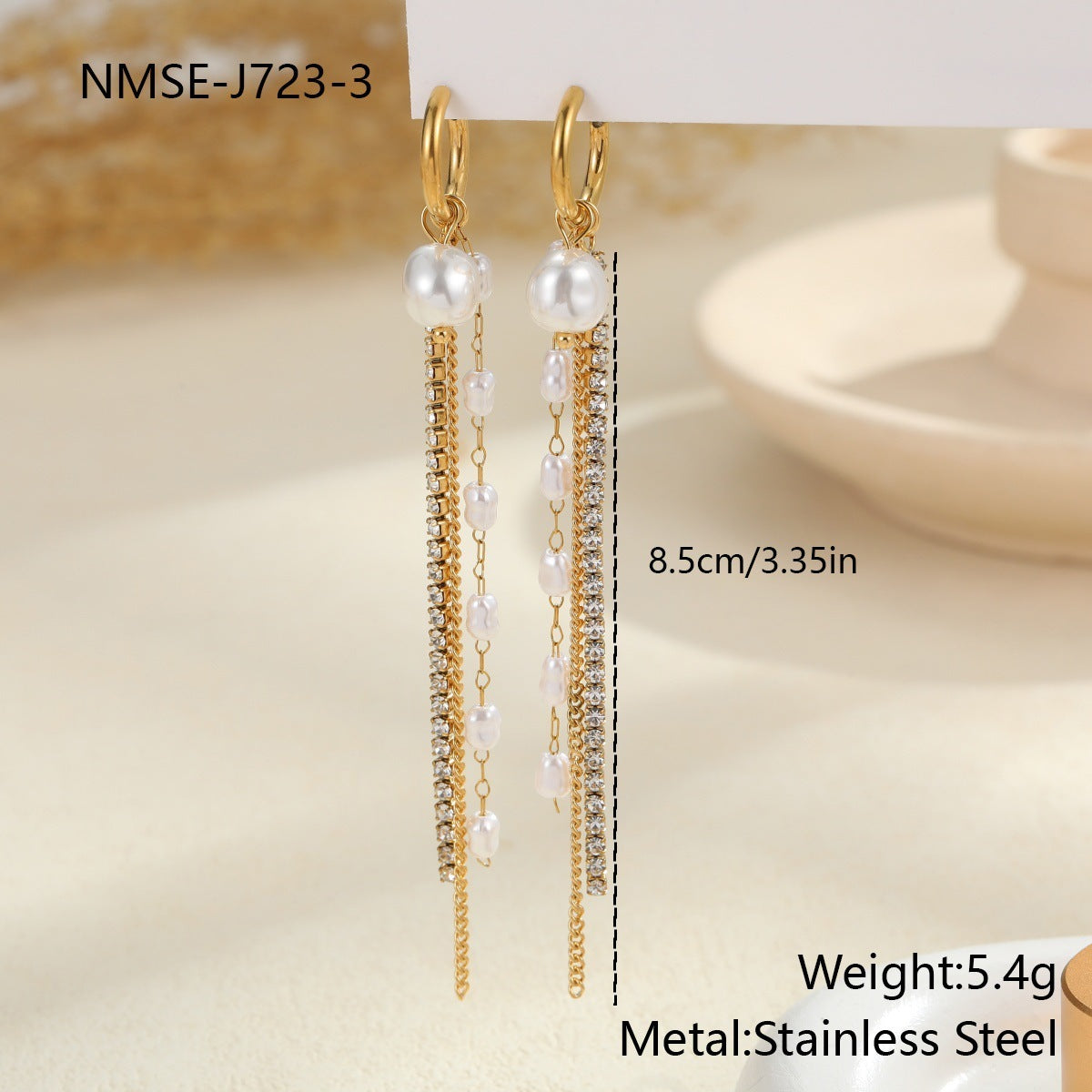 Tassel Pearl Earrings