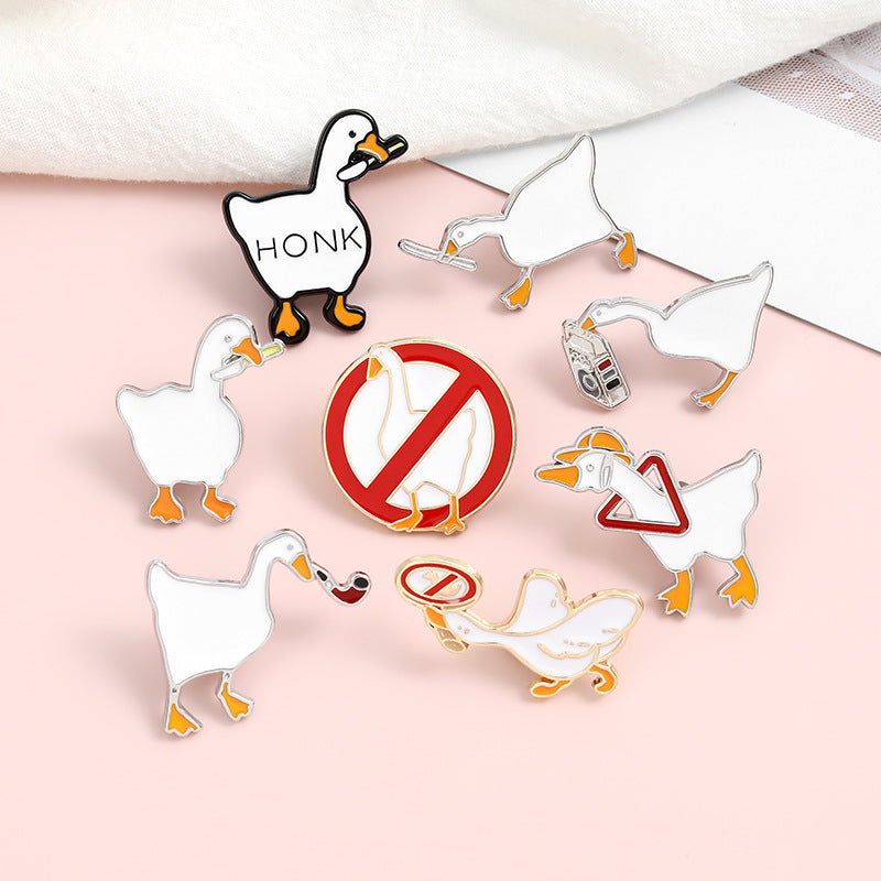 Silly Duck Brooch