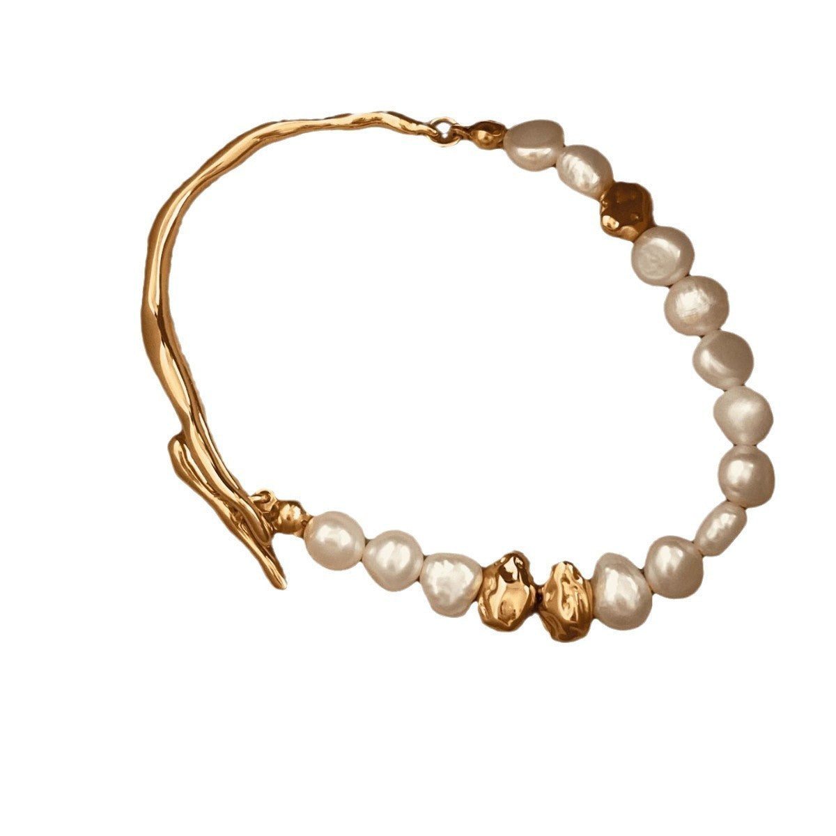 Gold & White Bracelet