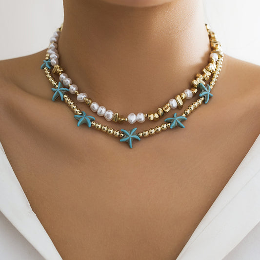 Starfish & Shell Necklace