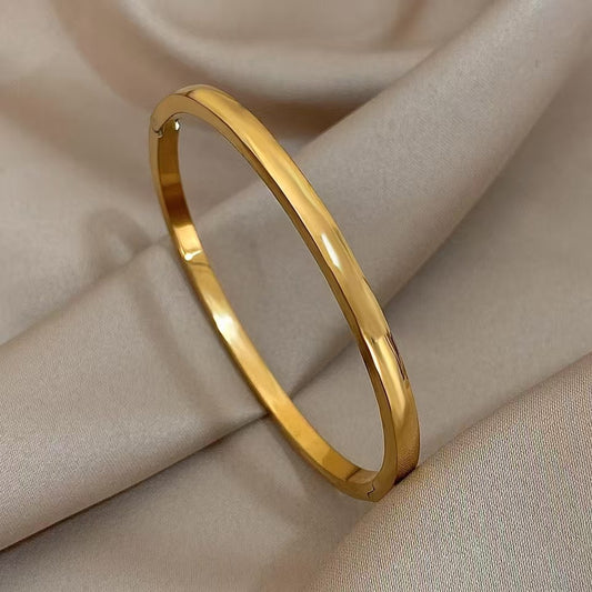 Glossy Gold & Silver Bracelet