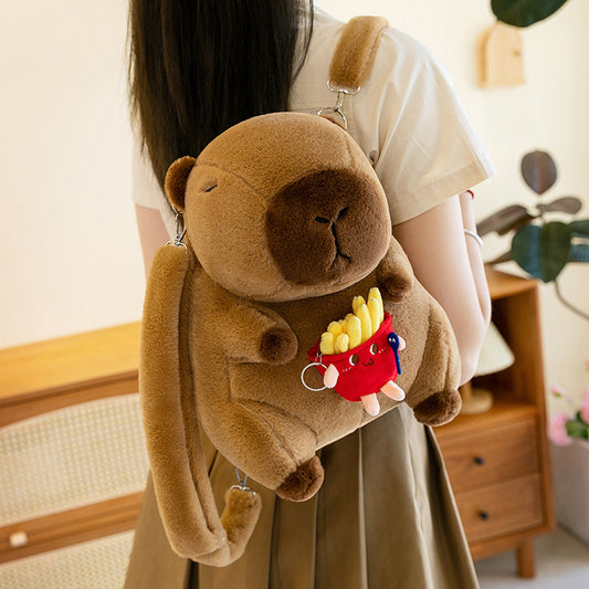 Capybara Plush Backpack