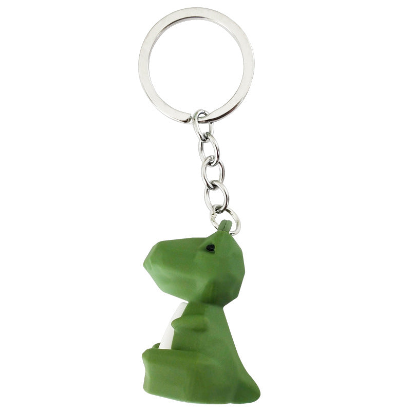 Geometric Animal Keychain