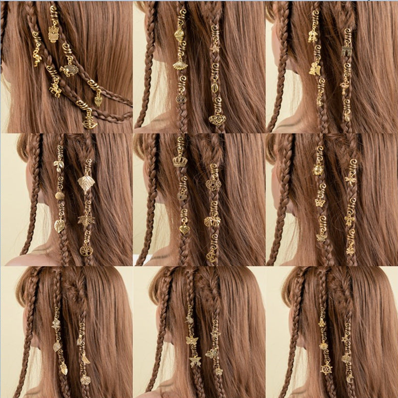 Golden braid accessories